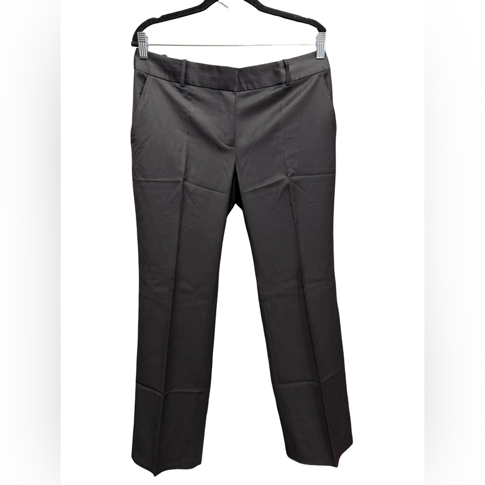 J. Crew Wool Trousers in Black
